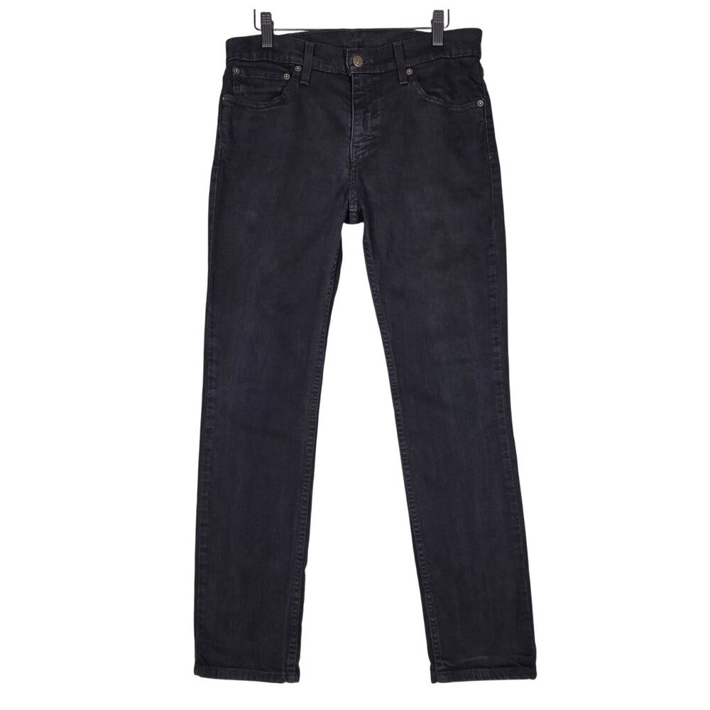 LEVI’S 511 MEN’S RED TAB JEANS – W31 L30 – WATERLESS – BLACK DENIM – SLIM FIT
